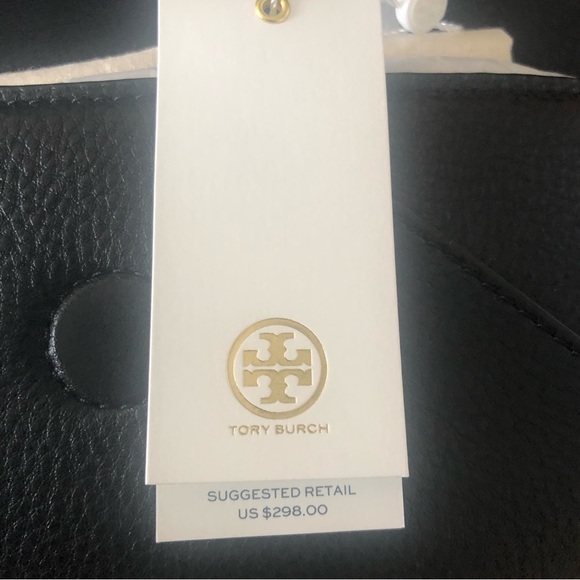 NWT $298 Tory Burch Kira Leather Clutch! - Picture 14 of 14